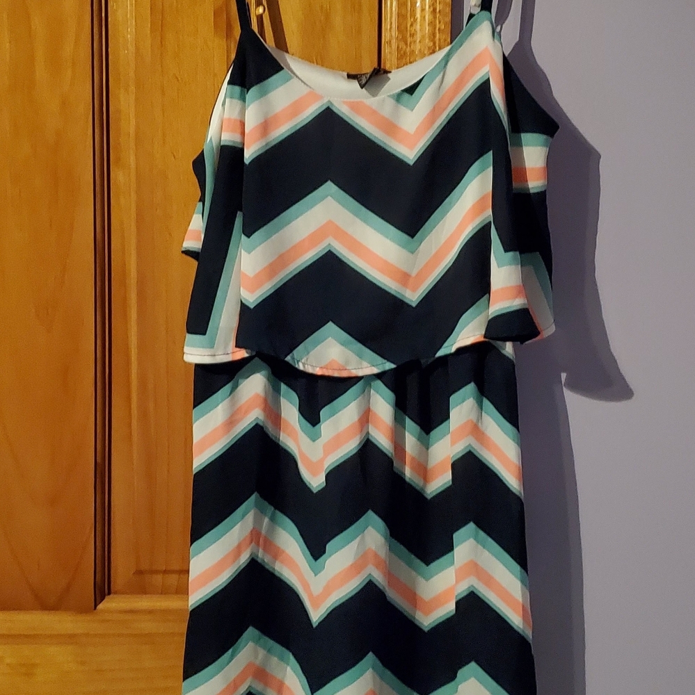 Spaghetti strap mini dress